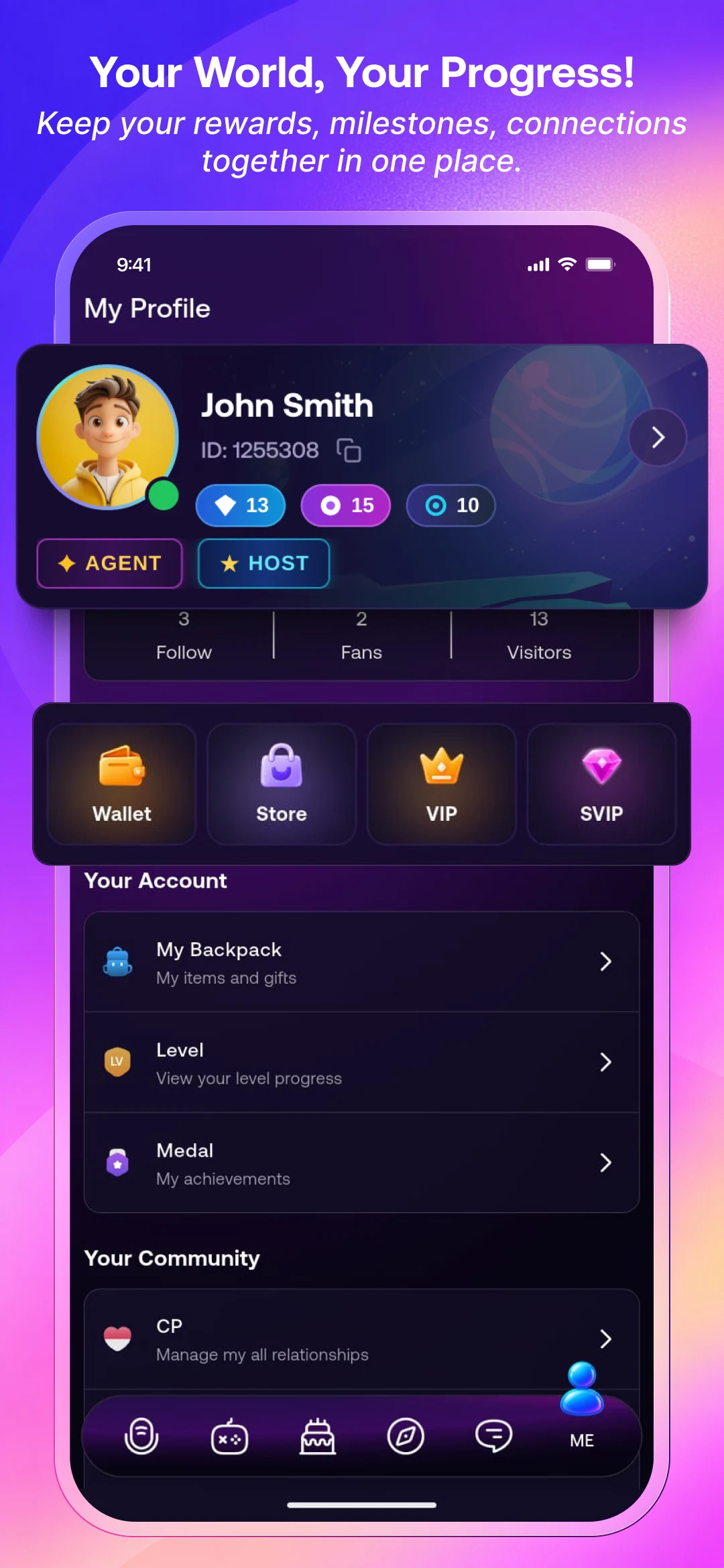 Bubbly Voice Chat & Friends screenshot